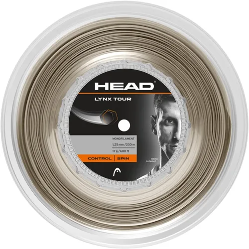 Vista 2 de HEAD Lynx - Juego de cuerdas de raqueta de tenis de 40 pies, cuerda de raqueta de monofilamento, toque animado, control perfecto