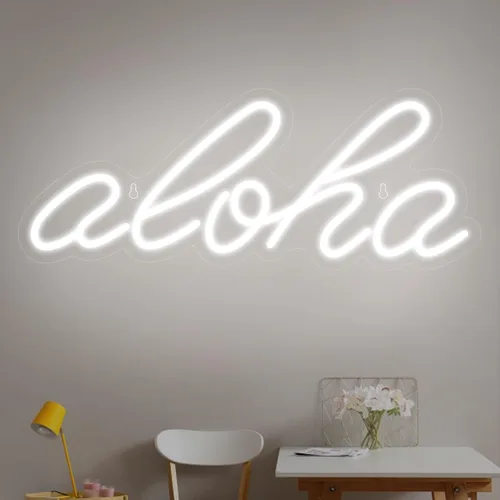 Vista 9 de Letreros de neón con texto en inglés "It's a Vibe", luz de neón para dormitorio, decoración de pared LED USB regulable para el día de San Valentín