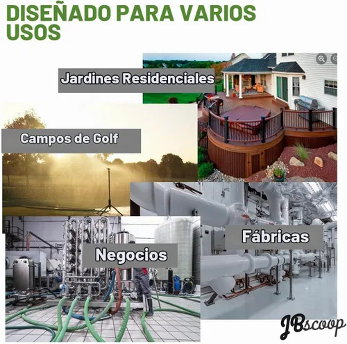 Vista 6 de JBscoop Soporte de manguera grande de acero inoxidable, colgador de manguera resistente (1)