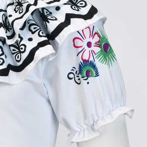 Vista 6 de Vestido disfraz de Mirabel de la película Encanto para niñas vestido de princesa para fiestas de Halloween Navidad cosplay y elegantes fiestas