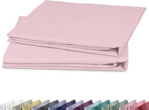 Vista 16 de California Design Den Juego de 2 fundas de almohada estándar tamaño Queen - 100% algodón, juego de 2 fundas de satén suave, se adapta a almohadas