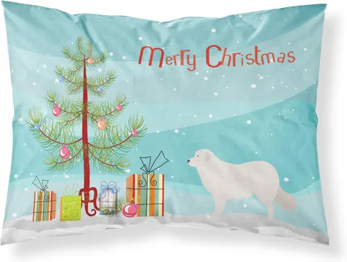 Vista 20 de Caroline's Treasures BB8334PILLOWCASE AIDI Atlas Mountain Dog - Funda de almohada estándar, color azul, ligera, súper suave, de fácil cuidado