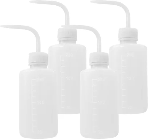 Vista 17 de Paquete de 4 botellas de lavado de tatuajes con difusor de chorro de agua (negro, 5.1 fl oz)