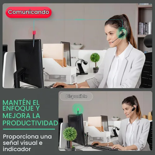 Vista 4 de Yealink Indicador Busylight BLT60 para auriculares DECT WH62 WH63 E2 WH64