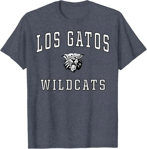 Vista 76 de Camiseta de Los Gatos de la escuela secundaria de Wildcats C1