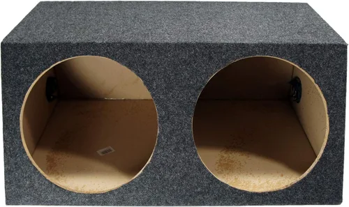 Vista 2 de American Sound Connection Kicker Bundle Compatible con Universal Vehicle 43C124 Dual 12" Loaded Sub Box Enclosure