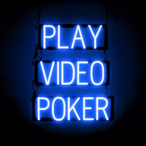 Vista 14 de SpellBrite Letrero de WIN CASH para empresas Ranuras y letreros relacionados con juegos con aspecto de neón, luz LED azul 17.5 x 15.0 pulgadas