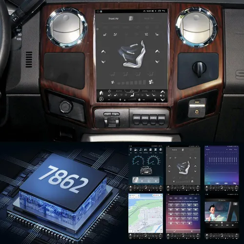 Vista 3 de aoonav Unidad principal Android de 12.1 pulgadas para Ford F250 F350 2008 2009 2010 Radio estéreo de coche navegación GPS Carplay reproductor