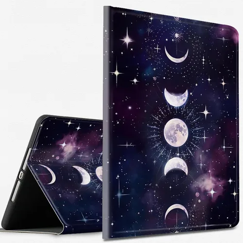 Vista 20 de Funda para tablet Kinlde Fire HD 10 (11ª generación 2021) Fire HD 10 Plus 2021, delgada, de piel sintética, con función atril, función atril