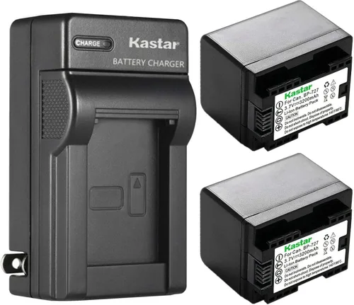 Vista 5 de Kastar BP-727 BP727 Cargador de pared AC compatible con Canon VIXIA HF R70 HFR70, VIXIA HF R72 HFR72, VIXIA HF R80 HFR80, VIXIA HF R82 HFR82, VIXIA