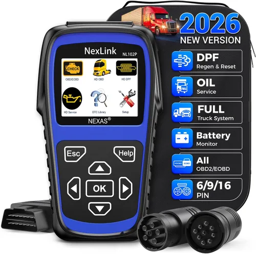 Vista 9 de NEXAS NexLink - Escáner OBD2 Bluetooth 5.0, inalámbrico compatible con aplicaciones de terceros, lector de código universal para automóviles
