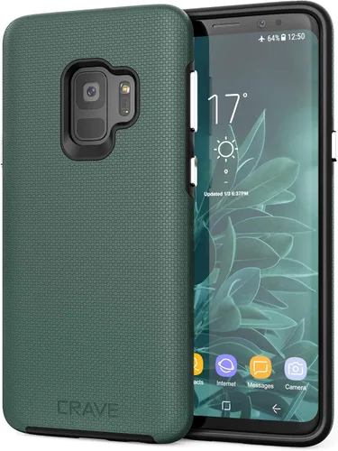 Vista 8 de Crave Funda Dual Guard para Samsung Galaxy S9: A prueba de golpes, protección de doble capa - Negro