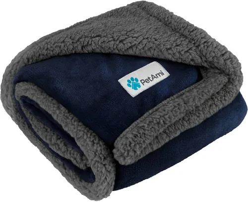 Vista 22 de PetAmi Manta para perros pequeños y medianos, manta de cama para mascotas, gatos, cachorros, gatitos, funda de vellón para muebles, protector