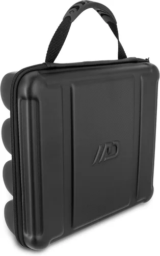 Vista 8 de CASEMATIX Sennheiser, Shure y más - Funda de micrófono inalámbrico compatible con cuatro micrófonos inalámbricos de hasta 10.75 pulgadas
