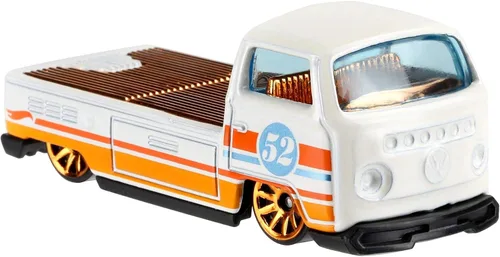 Vista 3 de Hot Wheels 2020 Pearl and Chrome 6/6 - Volkswagen T2 Pickup (blanco)