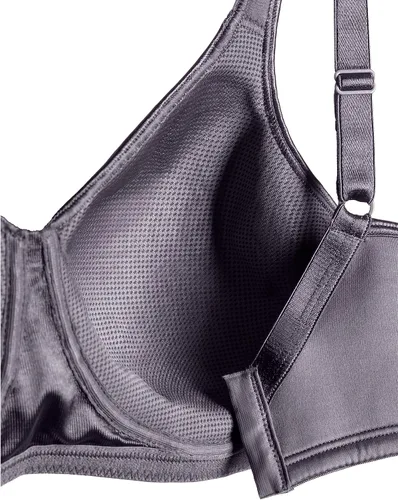 Vista 4 de Playtex Brasier inalámbrico de 18 horas para mujer, brasier suavizante sedoso, brasier de camiseta de cobertura completa, paquete individual o de 2