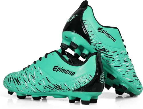Vista 5 de Zapatos de fútbol unisex para niños y niñas, para terreno firme (niños pequeñosniños grandes)
