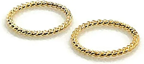 Vista 7 de Piercing de aro de plata de ley calibre 20 hecho a mano para el tabique de las cejas, cartílago, nariz, tragus