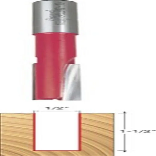 Vista 72 de Broca recta de doble acanaladura Freud, 15/64 x 3/4 de pulgada, con vástago de 1/2 pulgada, 12-096