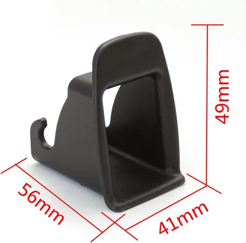 Vista 4 de Shkalacar ISOFIX - Guía de cierre de cinturón de interfaz, 2 piezas de hebilla de interfaz ISOFIX para asiento de automóvil, conector de soporte