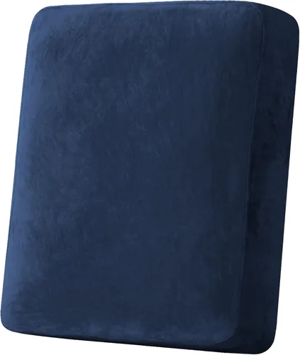 Vista 64 de H.VERSAILTEX Funda de cojín elástica de terciopelo para sofá, funda de cojín de felpa para cojines de silla, protector de muebles, cojín de asiento