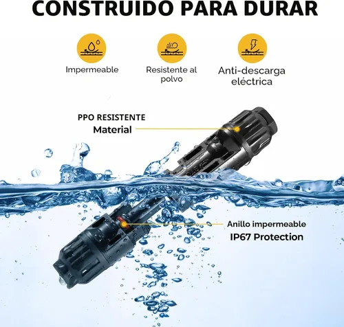 Vista 3 de BougeRV Kit de herramientas de crimpadora solar - Engarzadora, 6 pares