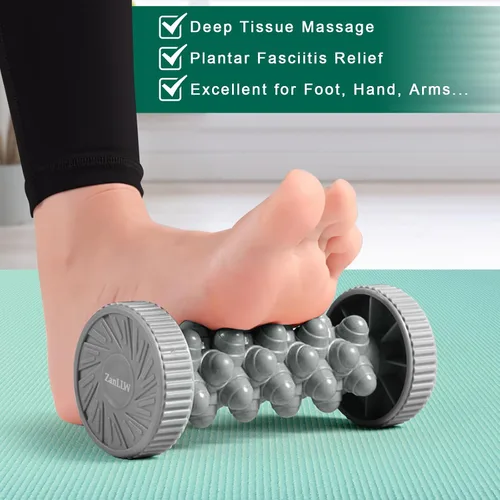 Vista 2 de ZanLLW Masajeador de pies para alivio de la fascitis plantar, masajeador manual de pies de tejido profundo para circulación, alivio del dolor