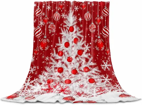 Vista 51 de Mantas de Tiro de Muñeco de Nieve de Navidad, Manta de Vellón Suave de Vacaciones de Invierno Decorativa para Hogar Sofá Sillón Silla Sala de Estar