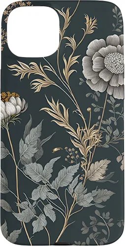 Vista 9 de Cute Flowers Vintage Botanical Floral Illustration Case for iPhone 17