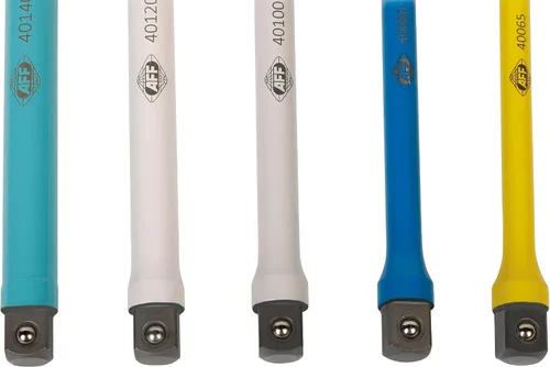 Vista 8 de AFF Kit de extensión de limitación de par de 5 piezas con estuche de transporte, 65-140 pies/libras, unidad de 1/2 pulgada, 40012