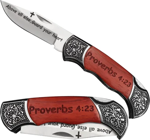 Vista 13 de Grabado Sea Fuerte y Valiente - JOSHUA 1:9 Regalos Católicos Cristianos Versículo Bíblico Herramienta Utilitaria, Escritura Bautizo Religioso