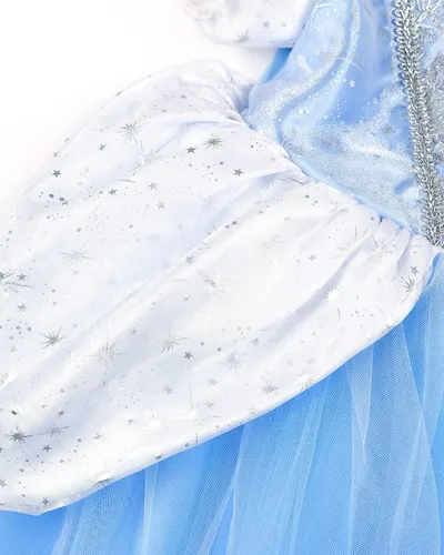 Vista 4 de TYHTYM Deluxe Princess Costumes Little Girls Dress Kids Fancy Gown Cosplay Halloween Party