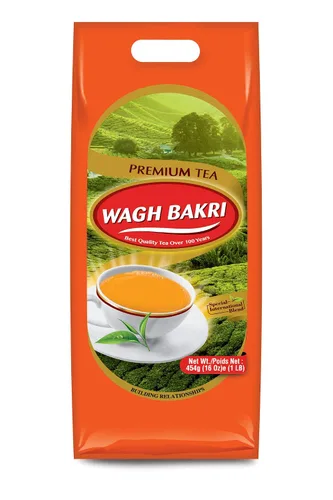 Vista 6 de Mezcla de té internacional Wagh Bakri, calidad superior, 2 libras