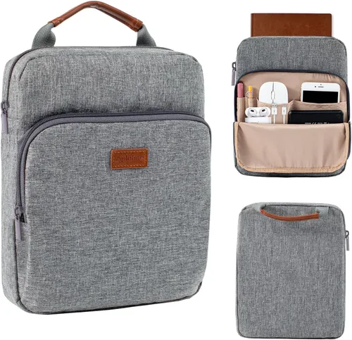 Vista 9 de Aplufine Funda de libro con cremallera, bolsa de libro de 11 x 9 pulgadas, bolsa protectora de libros, funda de libro para amantes de los libros