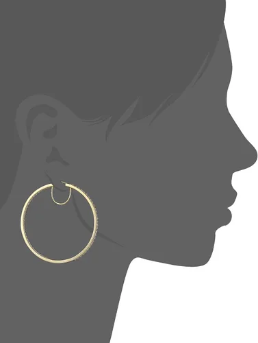 Vista 5 de Tienda Collection Sterling Silver Infinite Elements Cubic Zirconia Round Hoop Earrings (7 cttw)