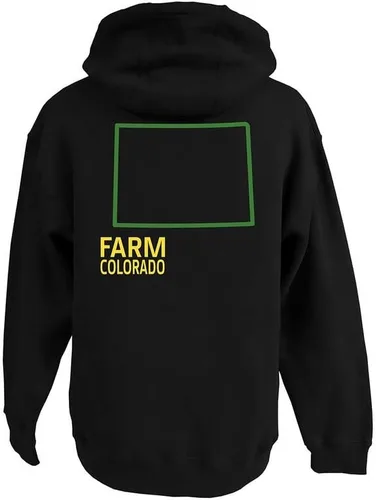 Vista 2 de John Deere Sudadera con capucha Farm Nebraska para hombre