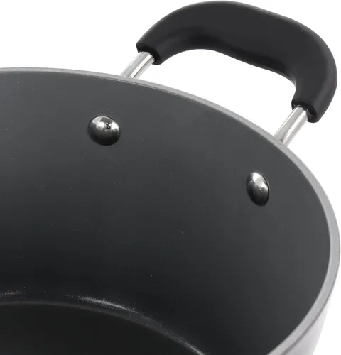 Vista 4 de Horno holandés de 4.5 cuartos de galón con tapa en negro