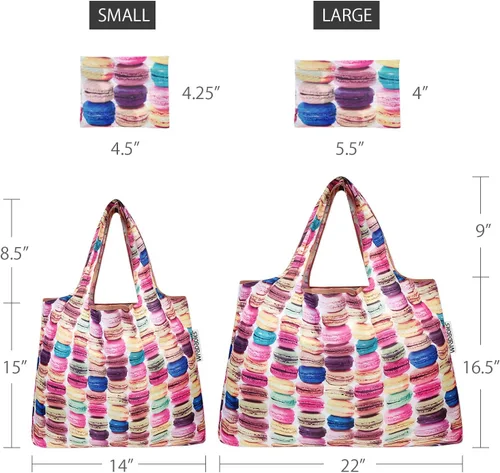 Vista 3 de Bowbear Bolsa de compras reutilizable de nylon plegable