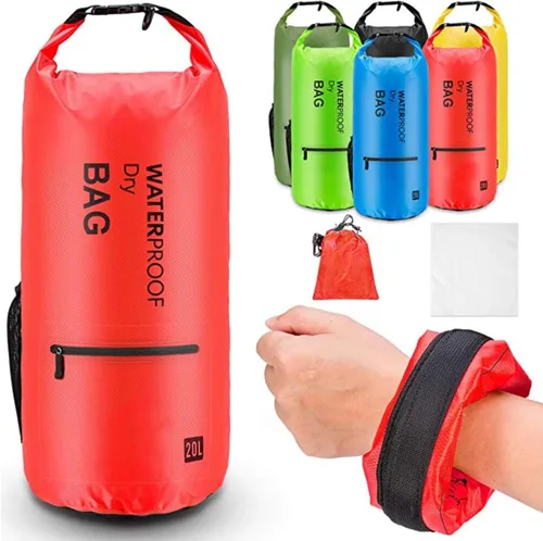Vista 7 de Altatac - Mochila impermeable flotante con 2 bolsillos exteriores con cremallera