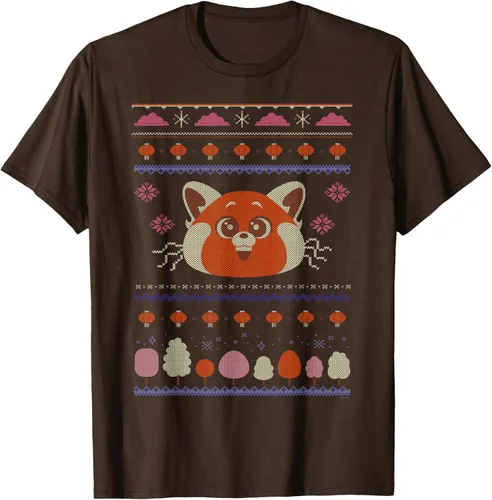 Vista 7 de Disney and Pixar's Turning Red Panda - Suéter feo de Navidad, Negro, S