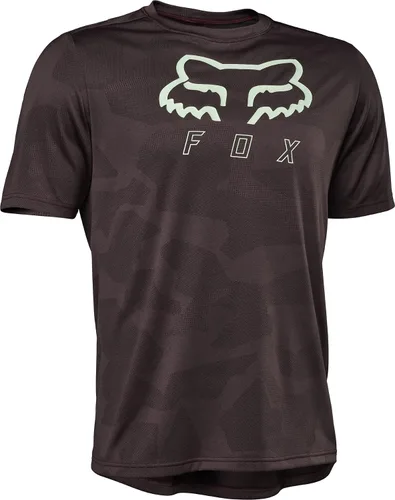 Vista 8 de Fox Racing Jersey Ranger Tru Dri SS para bicicleta de montaña para hombre Verde oliva