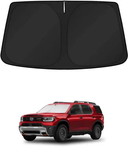 Vista 94 de KUST - Parasol plegable para parabrisas para BMW X1 E84, accesorios 2011 2012 2013 2014 2015, protector de visera de sol ajustable que bloquea