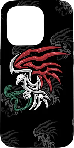 Vista 14 de Bandera de México - Funda estilo tribal del escudo de armas mexicano para iPhone 17