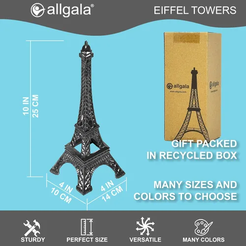 Vista 2 de allgala - Torre Eiffel decorativa elaborada en aleación de metal