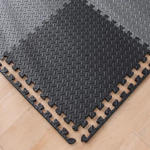 Vista 8 de Tapete de ejercicio de rompecabezas, azulejos de espuma EVA entrelazados para protección, tapete de espuma para equipo del hogar y gimnasio