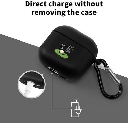 Vista 3 de I'd Tap That Golf Simple - Funda protectora compatible con AirPods 4, cuerpo completo, a prueba de golpes