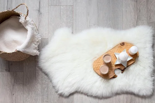 Vista 3 de Blue Jay An Elite Healthcare Brand Soft N Plush - Alfombra de oveja real, alivio de presión y calidez natural en el frío, almohadilla de lana
