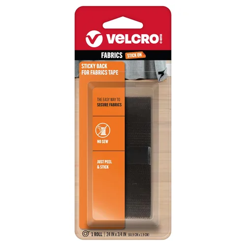 Vista 10 de VELCRO Brand para telas Cinta adhesiva de tela permanente con parte posterior pegajosa para alteraciones y dobladillo Desenganchar y pegar - Sin