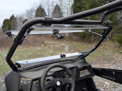Vista 6 de SuperATV Parabrisas abatible resistente a los arañazos para Arctic Cat Wildcat Trail Sport 2015 + - Hecho de policarbonato de 1/4 de pulgada