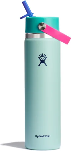 Vista 58 de Hydro Flask de boca ancha con tapa Flex de pajita de 24 onzas Agave